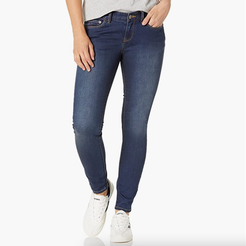 NWOT Mountain Khakis Women’s Genevieve Skinny Jean Classic Fit Dark Wash Sz 10P